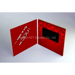 7.0inch Customized Video Card, Video Greeting Brochure, LCD Invitation Card