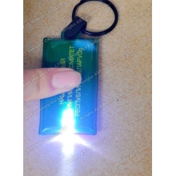 PVC Key chain with led