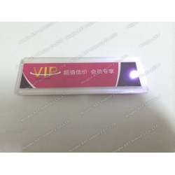 Acrylic box display with LED Module,Led Acrylic box price label