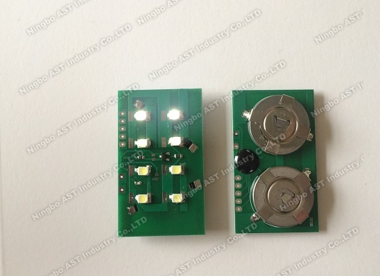 LED Flasher, Single LED lights Button cell power