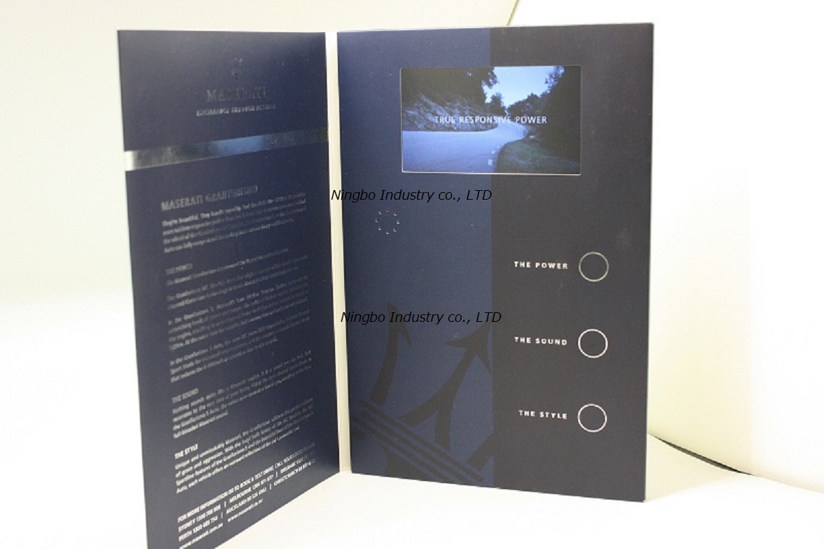 MP4 Player Brochure, Advertising Player, Video Advertising Brochure
