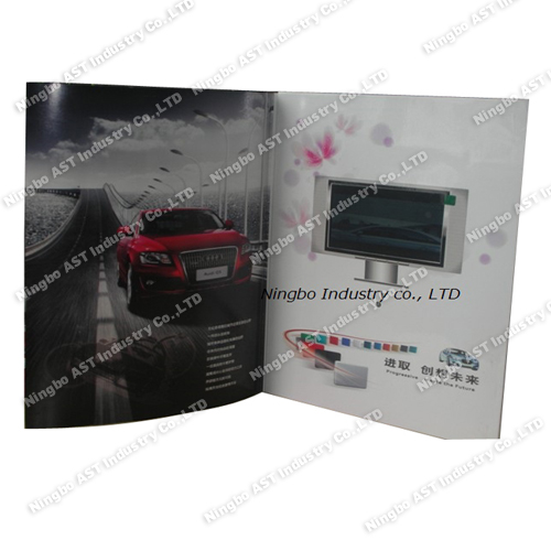 4.3 Inch  video Brochure, LCD Video Brochure, Video Advertising Brochure