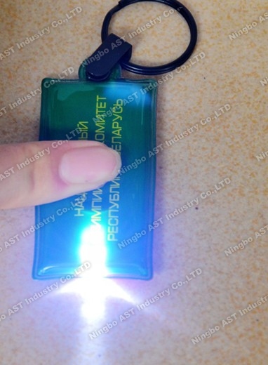 PVC Key chain with led