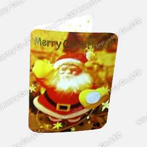 Christmas Greeting Card, Music Christmas Card