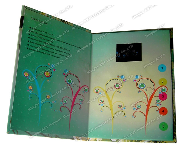 Video Brochure, Video Greeting Cards, Video Booklet