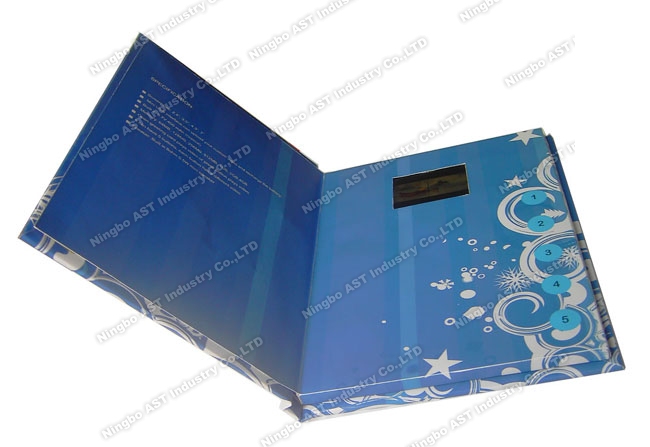 Advertising Player, LCD Video Brochure, Video Mailer