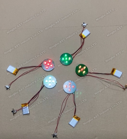 Rechargable led flashing module for children toy,pos,