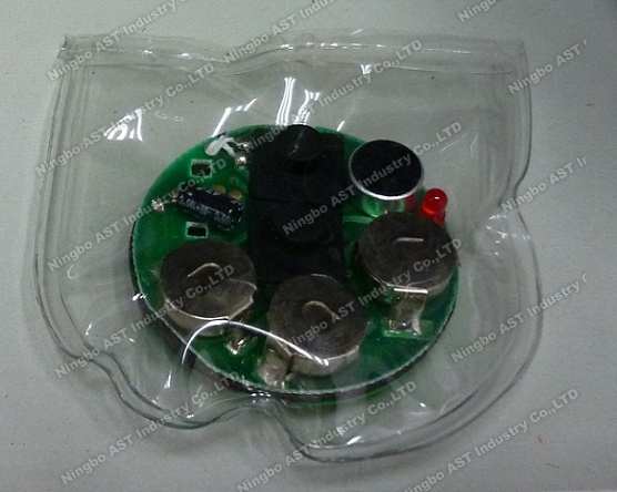 Recordable Waterproof sound module, Waterproof sound chip for bibs, waterproof voice module