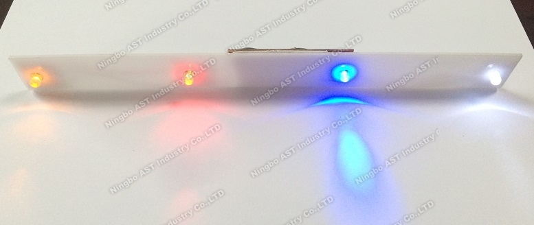 Acrylic display with LED Module,Led Acrylic box price label,Led Acrylic price label