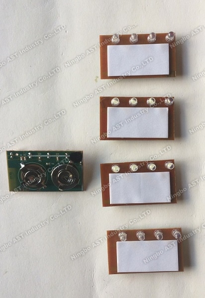 LED Flasher, Single LED lights Button cell power