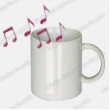 Recordable Mug, Promotional Mug, Ceramic Mug, Music Mug