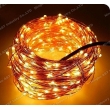 Warm white lighting garland,LED Copper Wire String Lights,Christmas LED copper string lights